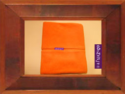 Oranje fleece deken van Doezeltje
